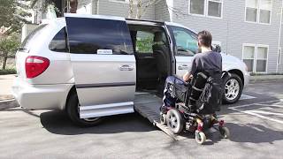 Driving Demonstration of a Handicap Minivan  Wheelchair Accessible Van [upl. by Mckinney297]