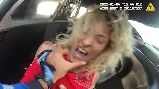 Crazy Lady Takes on Miami PD January 4 2022 [upl. by Sine]