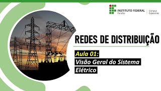 Redes de Distribuição  Aula 01 Visão Geral do Sistema Elétrico [upl. by Oiuqise]