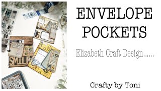 ENVELOPE POCKETS ………………Elizabeth Craft Designs [upl. by Jar]