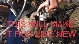 Solved Only Runs with the Choke On  Carb Replacement DIY [upl. by Saucy811]