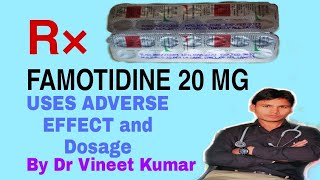 Tablet Famotidine IP 20 mg Review Uses and Adverse Effect By Vineet Medical Care [upl. by Dlareg]