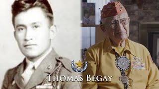 Navajo Code Talker and Iwo Jima Hero  Thomas Begay [upl. by Amrac]