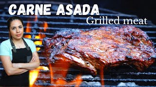 How to make CARNE ASADA  HOMEMADE carne asada tacos  Villa cocina [upl. by Russia]