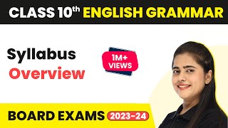 Class 10 English Grammar Syllabus 202324 Overview Class 10 English Grammar Syllabus 202324 CBSE [upl. by Adore]