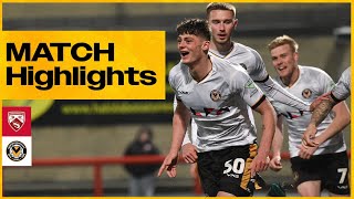 Match Highlights  Morecambe v Newport County [upl. by Onitsuj]