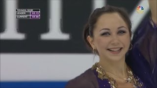 2015 Worlds  Elizaveta Tuktamysheva FS NBC [upl. by Adnerol]