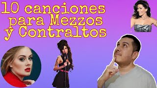 Canciones para Mezzos y Contraltos  10 temas cómodos [upl. by Eupheemia]