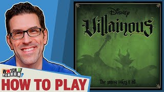 Villainous Disney  How To Play [upl. by Yelrihs]