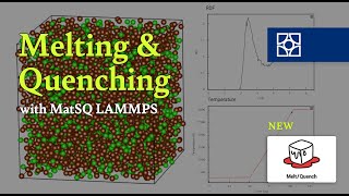 Materials Square Melting amp Quenching Simulation for CuNi Alloy  1 Melting  LAMMPS [upl. by Ggerk328]