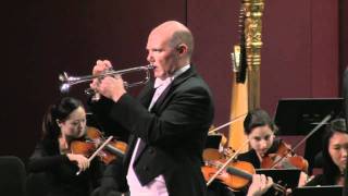 Trumpet Concerto in Eflat major  Johann Nepomuk Hummel  Robert Frear—trumpet [upl. by Yenreit]