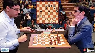 Anish Giri fights the Italian and Vishy Anand  Tata Steel Chess India Rapid 2019 [upl. by Rebhun]