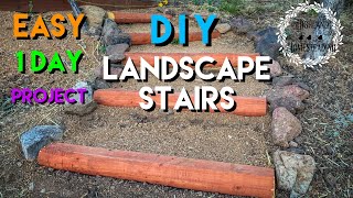 How To DIY Landscape Stairs [upl. by Abigael857]