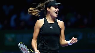 Ana Ivanovic vs Simona Halep  2014 WTA Finals Highlights [upl. by Surad]