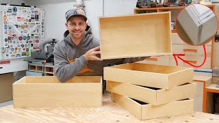 How To Build Plywood Drawers Strong Easy and FAST [upl. by Lanza]