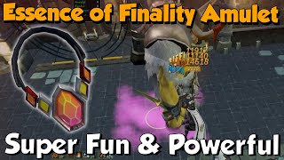 Essence of Finality  The Best Amulet InGame Runescape 3 Fun amp Powerful [upl. by Raknahs989]