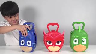 PJ Masks Opening Fun With Catboy Owelette Gekko TBTFUNTV [upl. by Eelime]