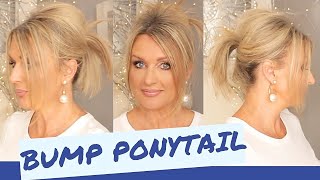 Bumped Ponytail  Hair Up Two Ways [upl. by Truda]