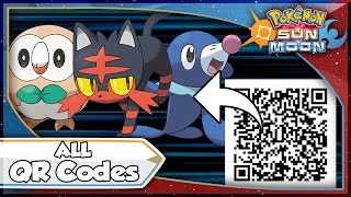 Pokemon Sun and Moon  ALL QR Codes and Pokedex Data Entries SM Tips amp Tricks [upl. by Strain]