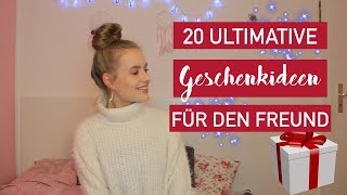 DIE 20 BESTEN GESCHENKIDEEN FÜR DEN FREUND 🎁💞 [upl. by Phyl]