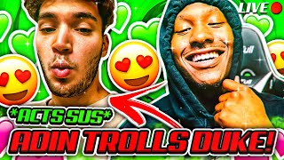 Adin amp Duke Dennis SUS Moments Compilation Adin Ross FUNNY Stream Highlights [upl. by Yema]