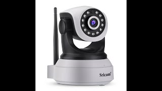 Sricam 1080P Camera SP017 setup WiFi Via AP Hotspot [upl. by Zalea]