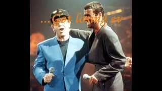 George Michael amp Elton John  Dont Let The Sun Go Down On Me  Lyrics  Live Aid 1985 [upl. by Ohs]