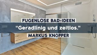 Fugenloses TraumBad Raum GießenWetzlar Badgestaltung Badumbau Badrenovierung – Design 2021 [upl. by Enomahs]