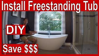 How to Install a Freestanding Tub [upl. by Patricio]