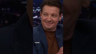 Jeremy Renner opens up about his nearfatal snow plow accident fallontonight tonightshow shorts [upl. by Thilda]