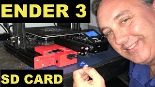 Creality Ender 3  SD Card Adapter and Fan Shroud [upl. by Nednil]