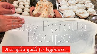 Kerala Porotta Easy Way of Making  A beginners guide [upl. by Violetta]