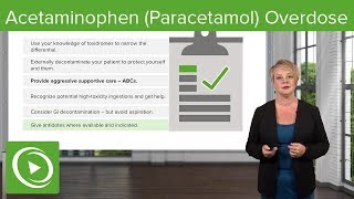 Acetaminophen Paracetamol Overdose – Emergency Medicine  Lecturio [upl. by Hamner]