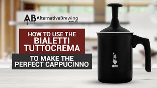 How to Use the Bialetti Tuttocrema Milk Frother [upl. by Dorreg]