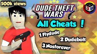 Dude Theft Wars all cheats [upl. by Aielam592]