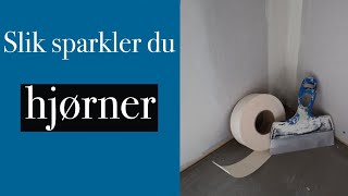 Sparkling av hjørner innvendige og utvendige hjørner [upl. by Albertine]