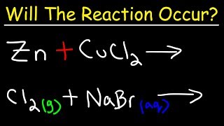 Chemistry  Will The Reaction Occur [upl. by Schwitzer]