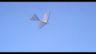 How to build  Simple DIY Ornithopter  Flies Great Flapping Wings [upl. by Ketti]