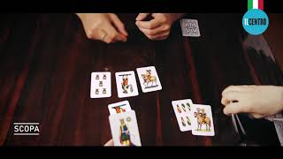 Italian Cards Game Scopa amp Scopone [upl. by Eimaraj]