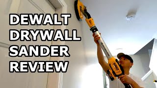 DeWalt Drywall Sander Review DCE800 20V MAX [upl. by Sasnak]