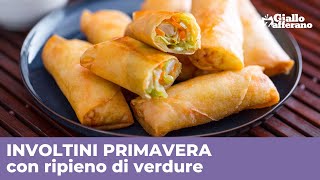 INVOLTINI PRIMAVERA CINESI  Ricetta originale super croccante [upl. by Eninnej877]