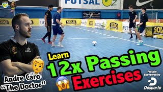 12x Passing exercises for Futsal amp Soccer [upl. by Creigh402]