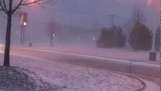 EXTREME Lake Effect Snow Blizzard in Michigan [upl. by Blalock140]