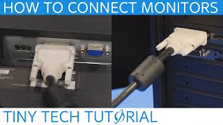 How amp Where to Connect Your Monitors [upl. by Ecnerret]