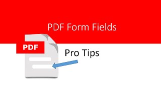 Create Fillable Forms Using Adobe® Acrobat® DC  2021 Pro Tips [upl. by Coreen]