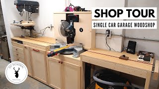 Shop Tour 2020  Single car garage workshop [upl. by Ajam]