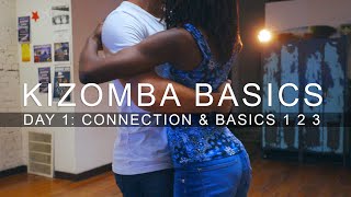 KIZOMBA amp SEMBA BASICS DAY 1 Connection amp Basics 1 2 3 [upl. by Nnylyaj]