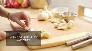 How to Peel and Mince Garlic [upl. by Yenial]