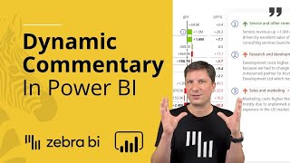 Dynamic Comment Markers in Power BI  Zebra BI Knowledge Base [upl. by Boffa]