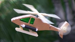 How To Make a Helicopter using Cardboard [upl. by Svetlana]